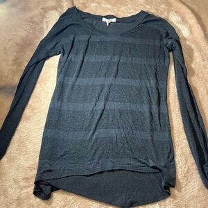 Aeropostale Dark Gray Long Sleeve Top